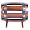 Vintiquewise Wooden Wine Barrel Shaped Vintage Decorative Single Bottle Wine Holder QI003661 - alternate 3